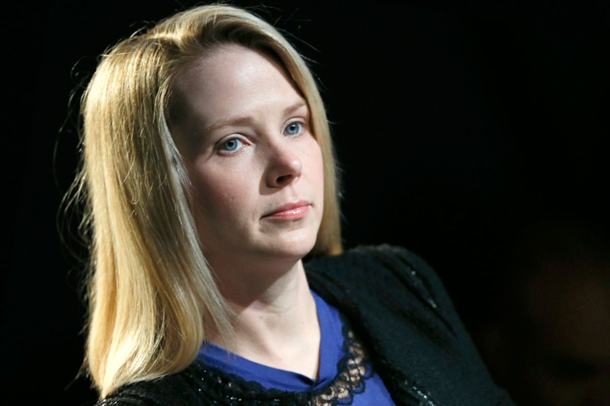 Yahoo Inc Chief Executive Marissa Mayer           (Reuters/Pascal Lauener)