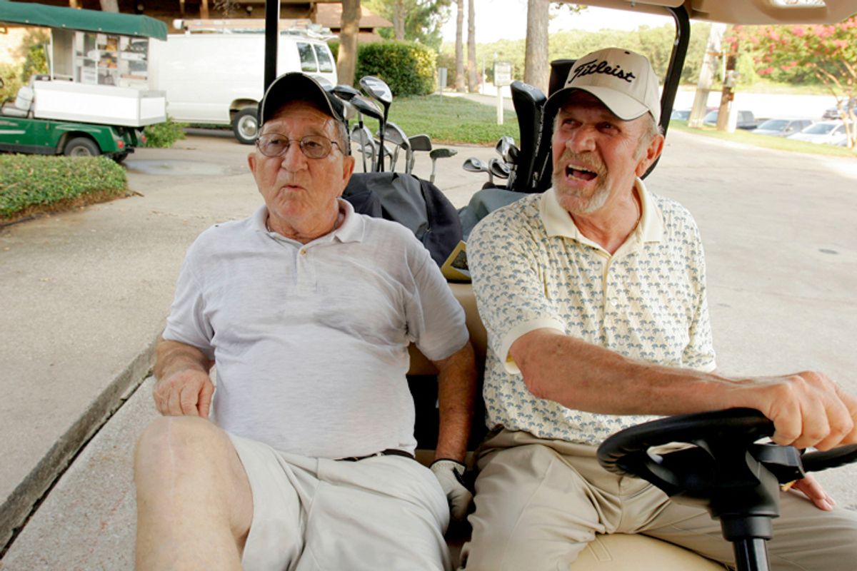Retirees at the Grapevine Golf Course in Grapevine, Texas. (AP/Ron Heflin)