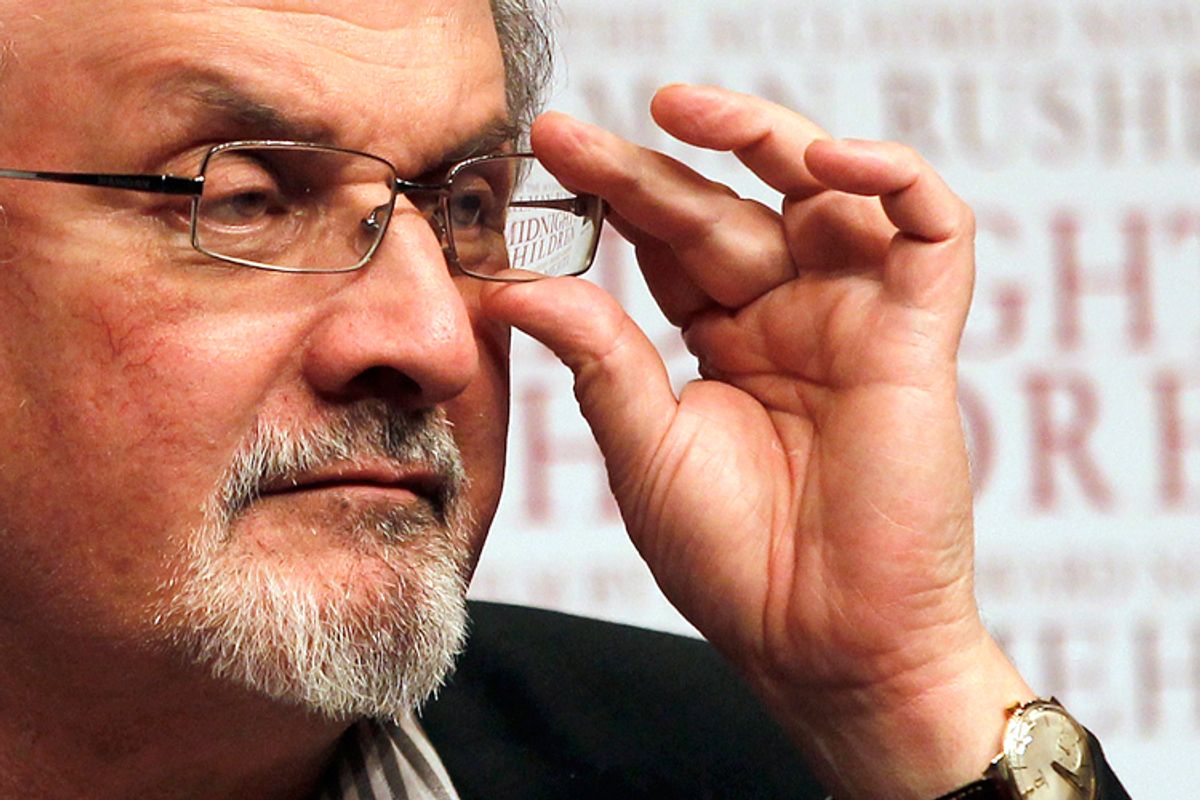 Salman Rushdie        (AP/Rajanish Kakade)
