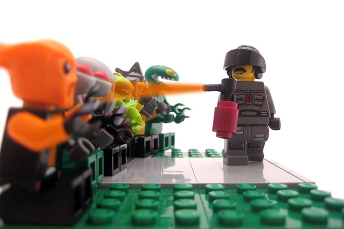  Lego depiction of original, UC Davis Pepper Spray cop (peppersprayingcop.tumblr.com)  