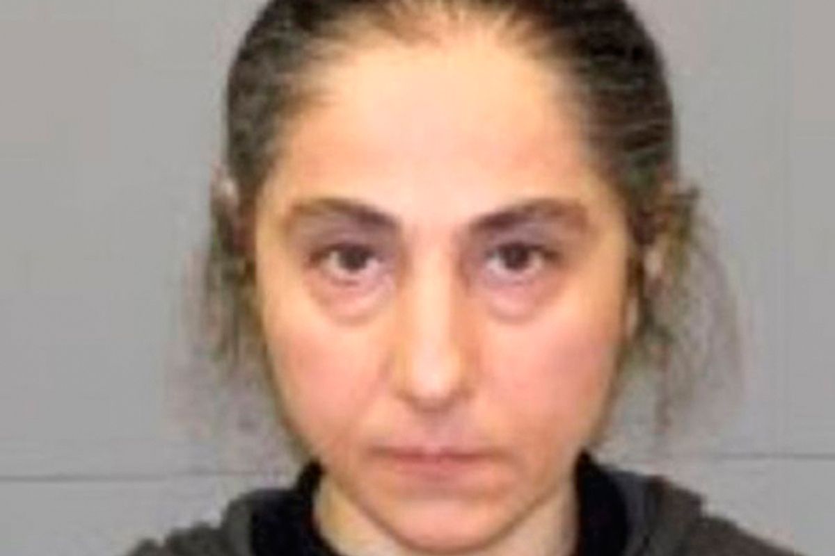 Zubeidat K. Tsarnaeva, mother of Tamerlan and Dzhokhar Tsarnaev, in a June 2012 booking photo released by the Natick, Massachusetts police after she was arrested on a shoplifting charge.                                            (AP)