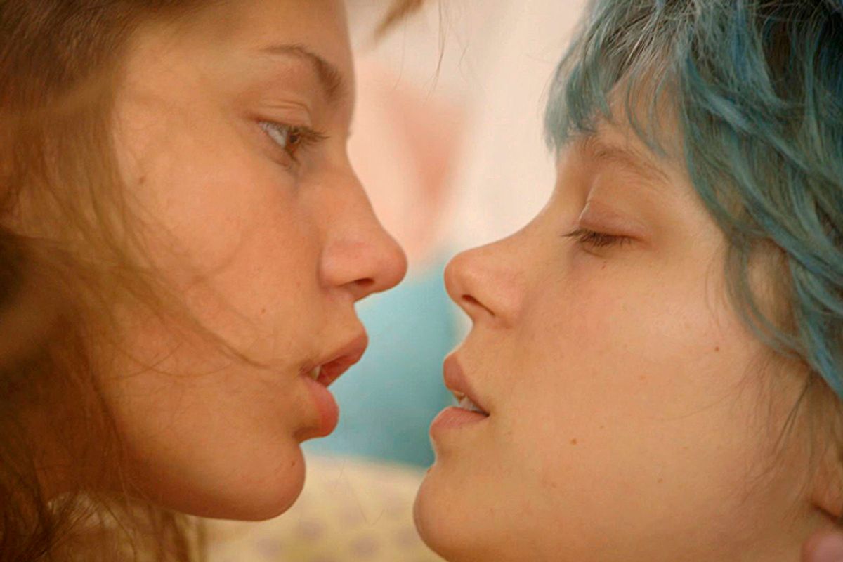 Adèle Exarchopoulos and Léa Seydoux in "Blue Is the Warmest Color"  