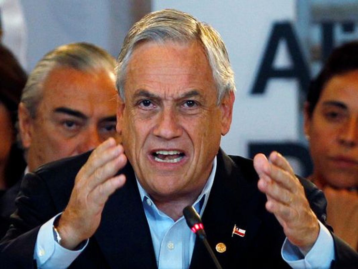 Chilean President Sebastián Piñera  (Fernando Vergara, AP)