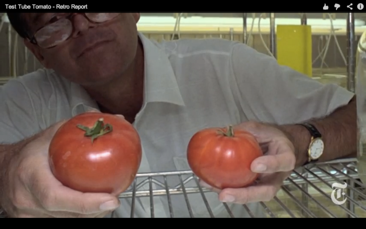 Scene still from "Test Tube Tomato"  