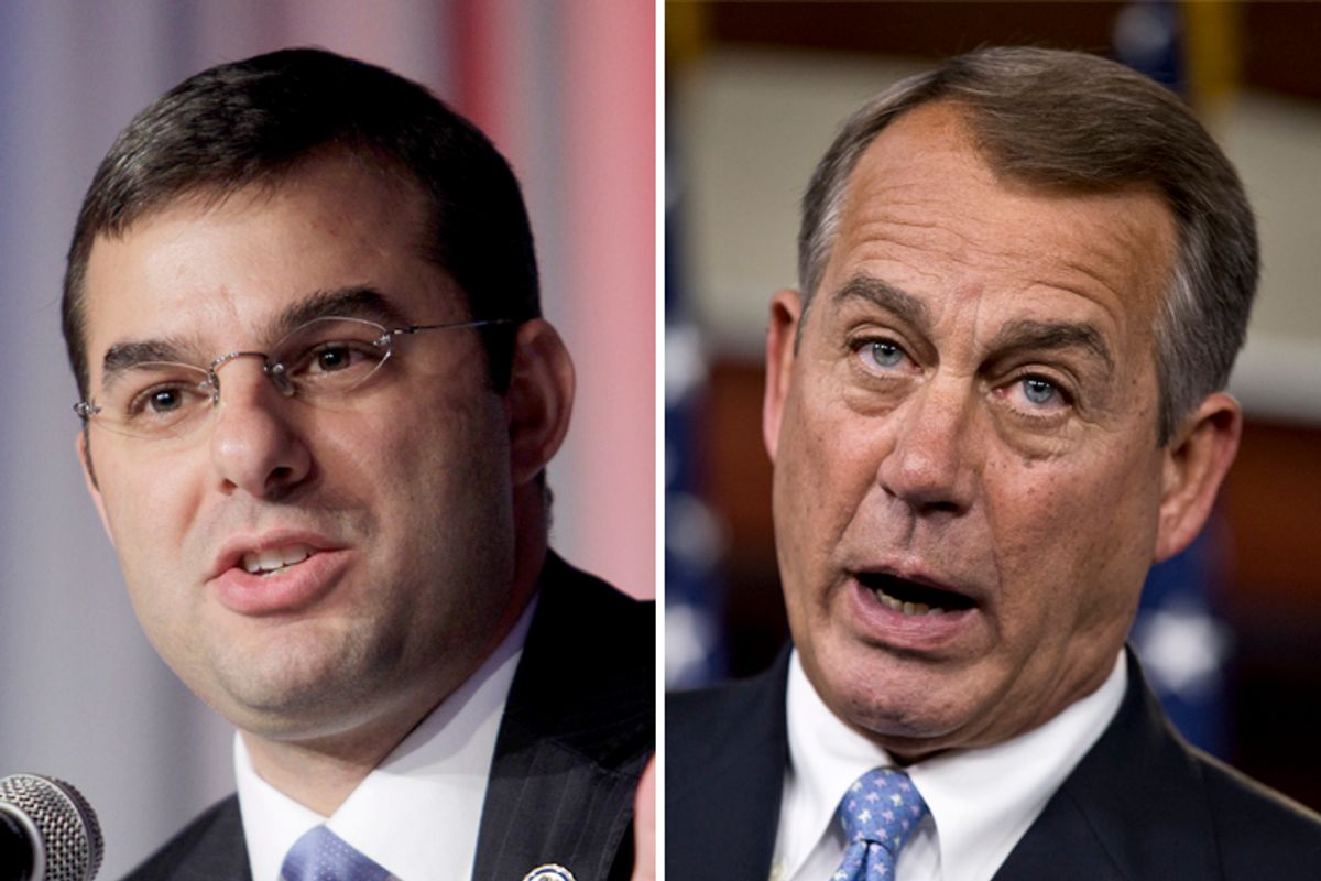 Justin Amash, John Boehner                            (AP/Carlos Osorio/J. Scott Applewhite)