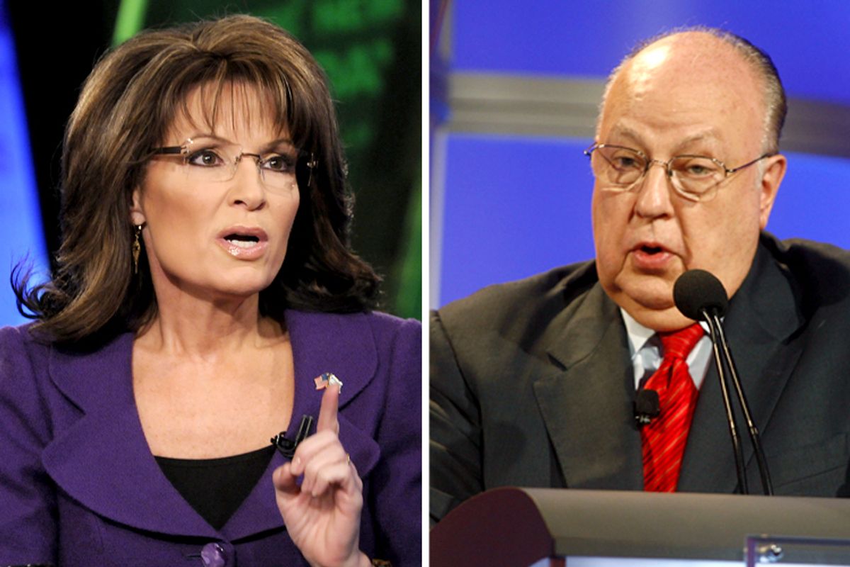 Sarah Palin, Roger Ailes              (AP/Fred Watkins/Reuters/Fred Prouser)