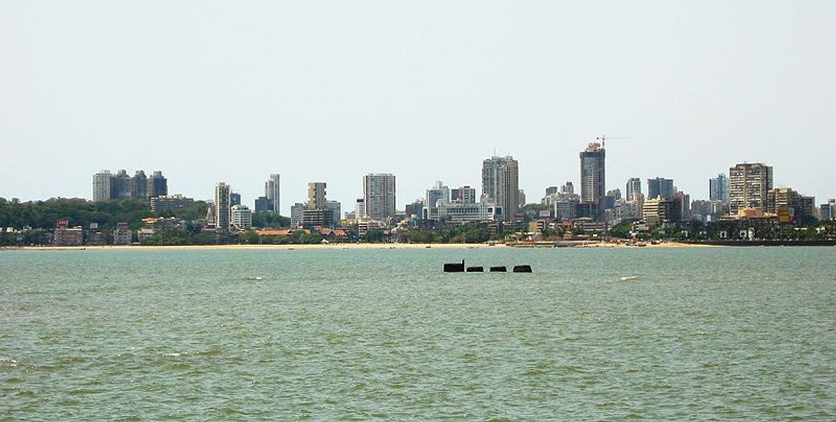  Mumbai skyline  (de:User:Sebastianjude)