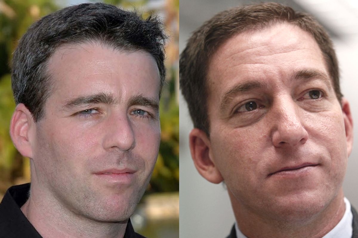 Michael Grunwald, Glenn Greenwald         (Simon & Schuster/David Whitman/AP/Kin Cheung)