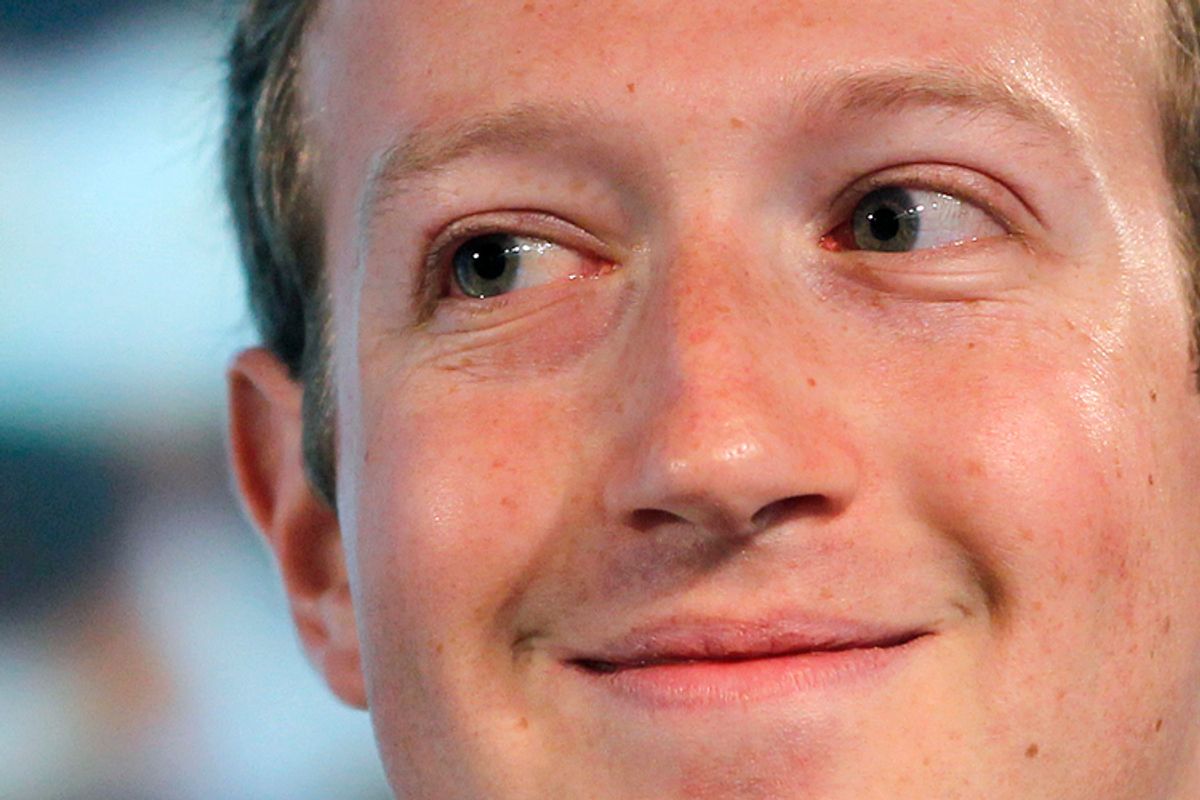 Mark Zuckerberg                 (Reuters/Robert Galbraith)