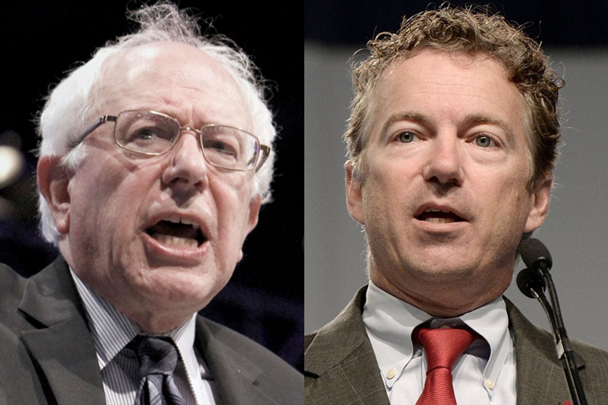 Bernie Sanders, Rand Paul     (AP/Rich Pedroncelli/Timothy D. Easley)