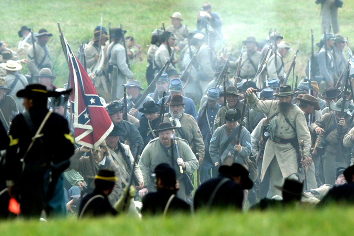 Civil War Reenactors         (Reuters/Gary Cameron)