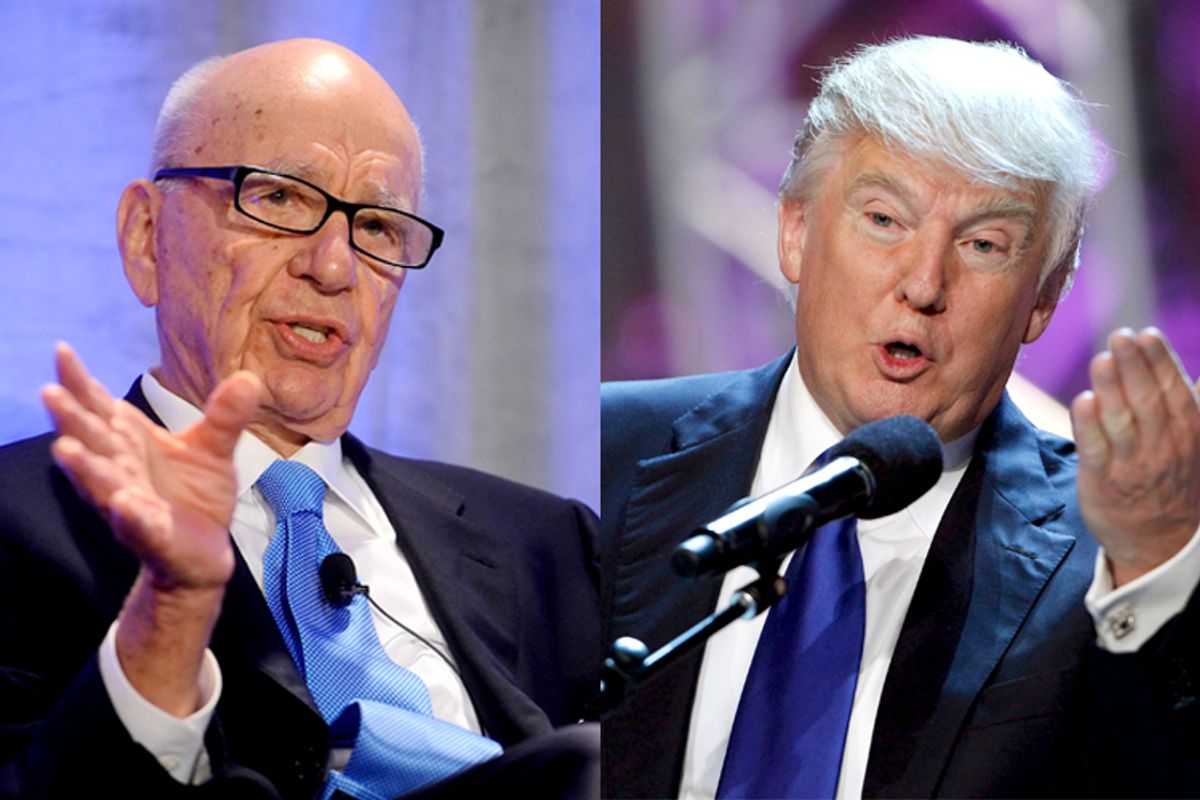 Rupert Murdoch, Donald Trump                       (AP/Noah Berger/Reuters/Steve Marcus)