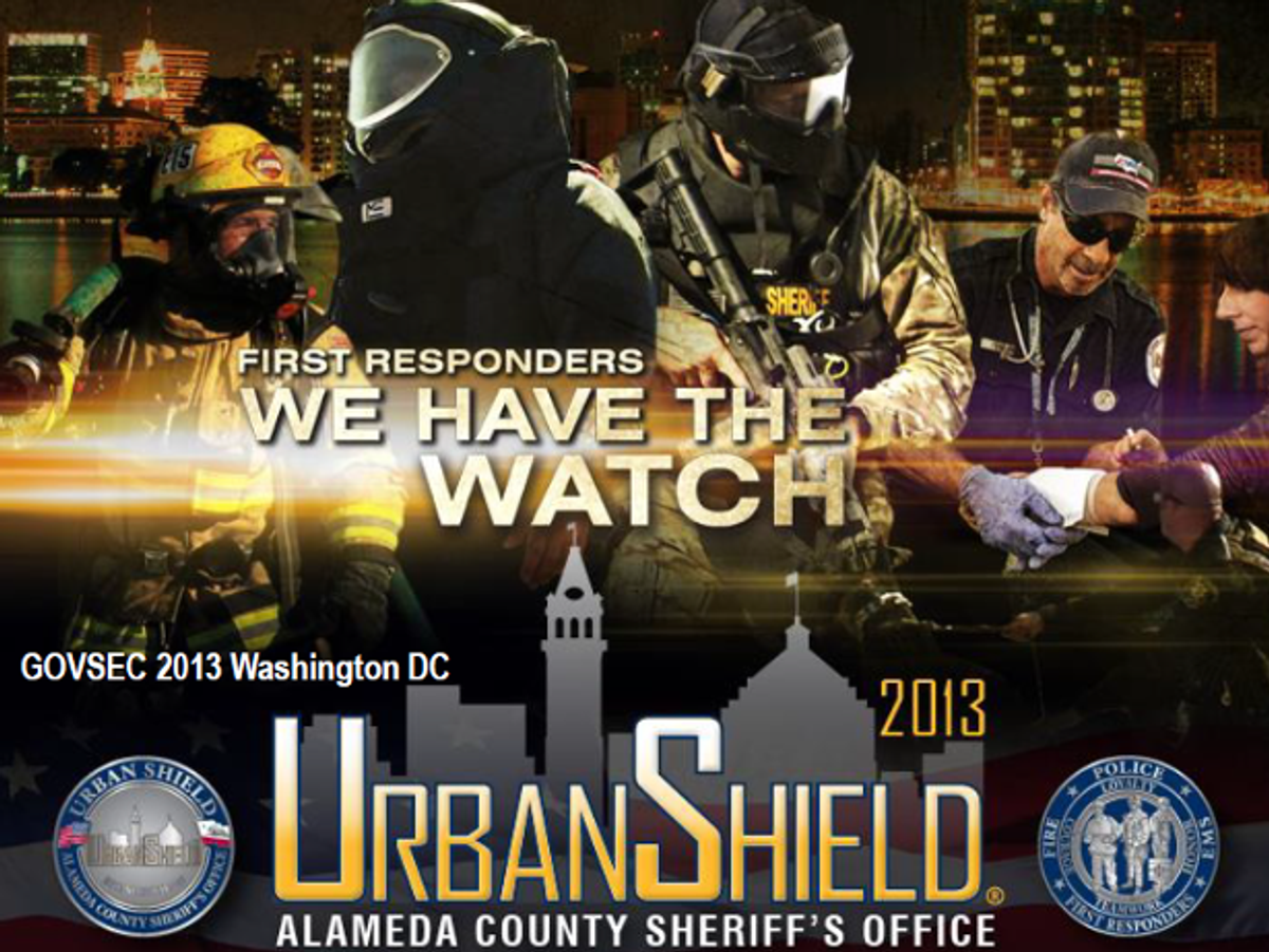      (From promotional presentation for Urban Shield 2013. (Alameda County Sheriff’s Office))