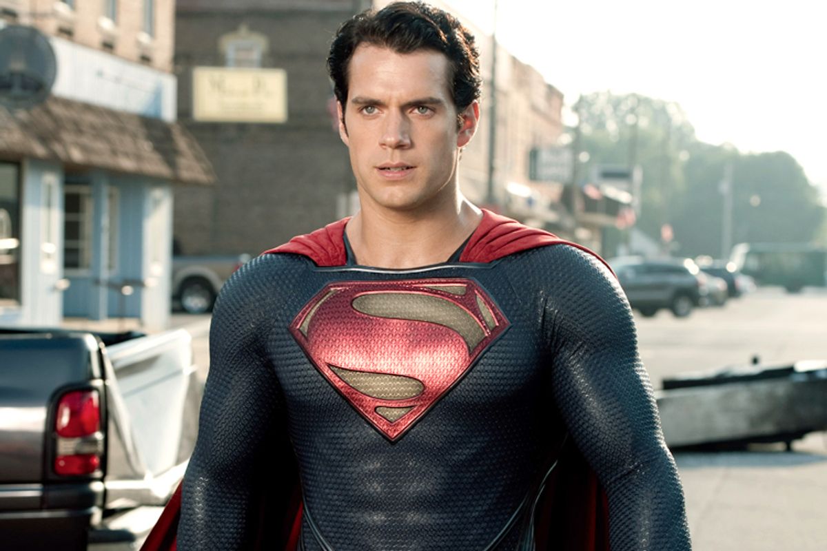 Henry Cavill as Superman in "Man of Steel"      (Warner Brothers/Clay Enos)