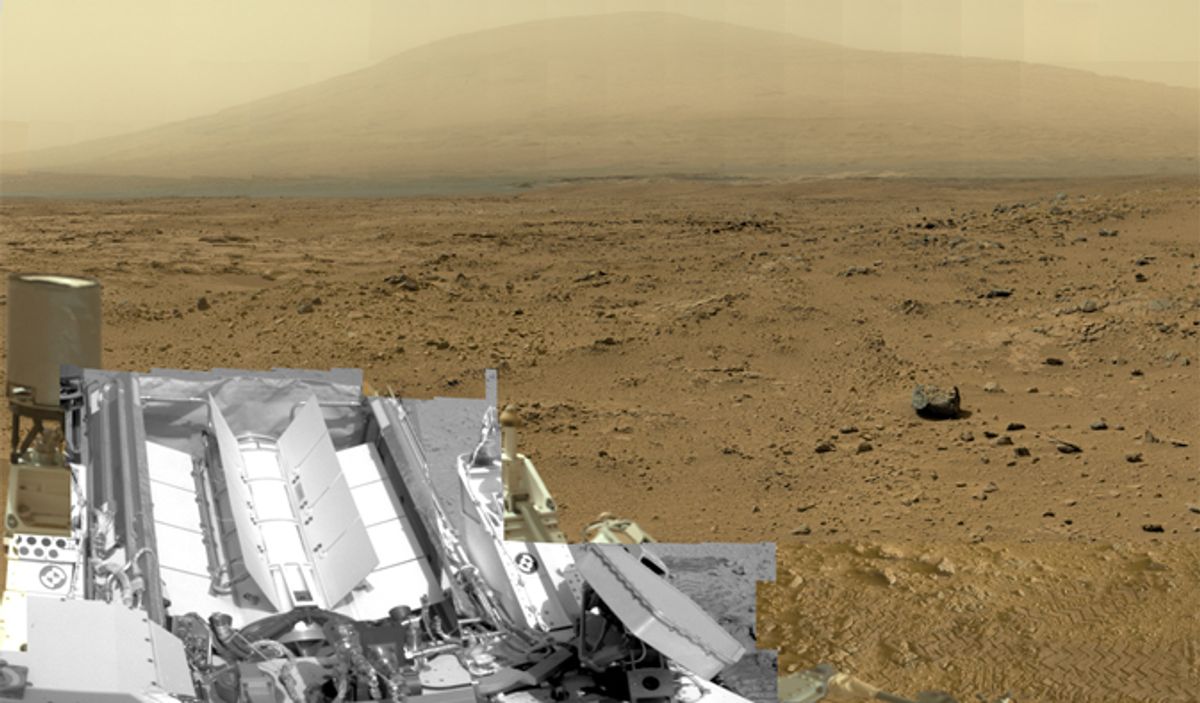 A billion-pixel view from the surface of Mars, from NASA's Mars rover Curiosity. (NASA/JPL-Caltech/MSSS)