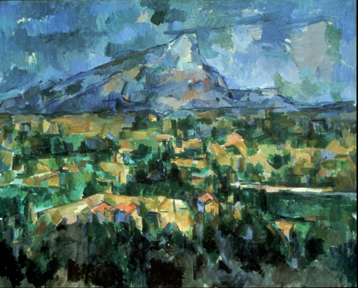 Paul Cezanne's "Mont Sainte-Victoire Seen From Les Lauves" (c.1902-04)      (AP/Philadelphia Museum of Art)