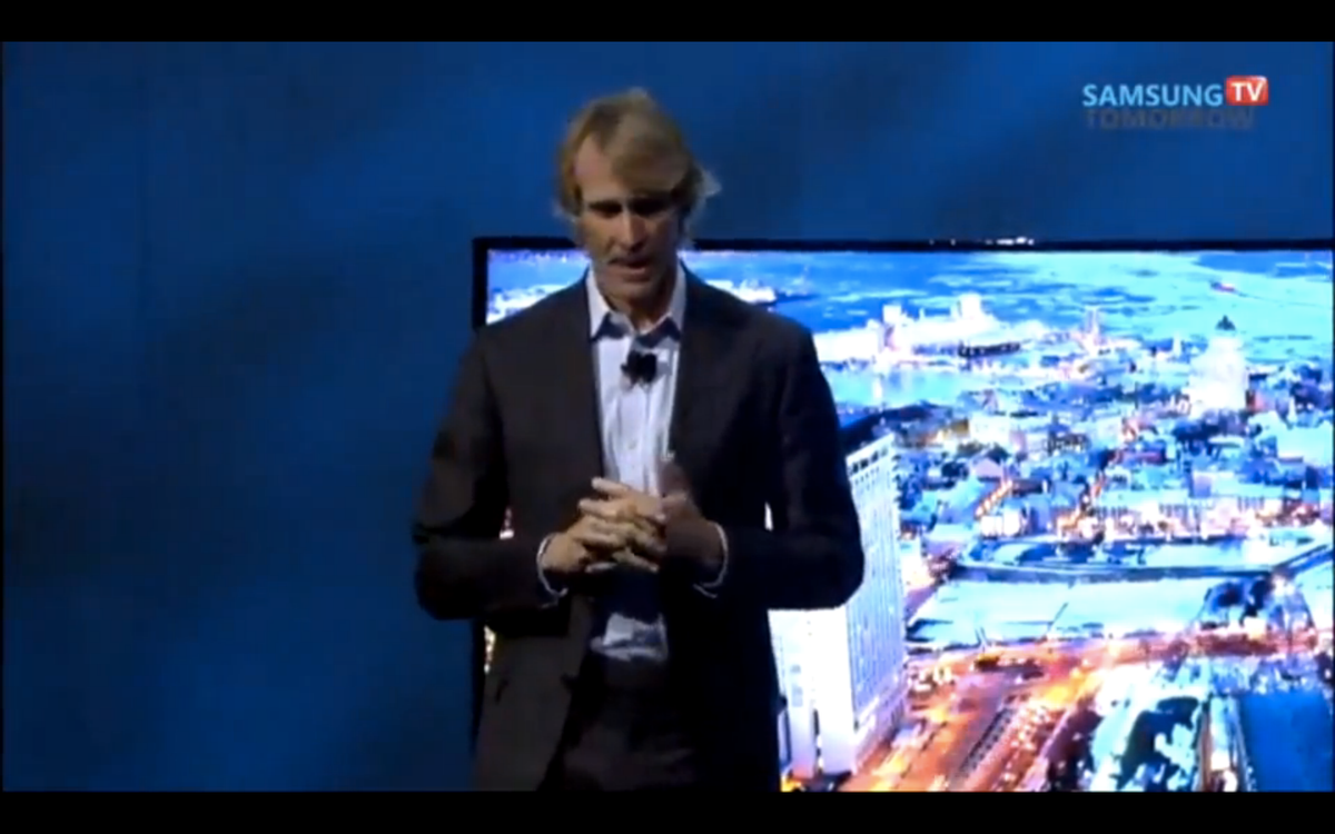  Director Michael Bay at the Consumer Electronics Show   
