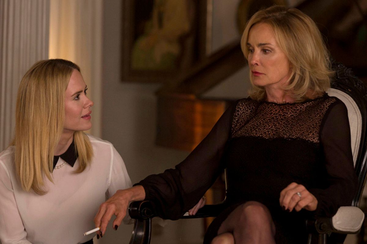 Sarah Paulson and Jessica Lange in "American Horror Story: Coven"   (Michele K. Short/FX)