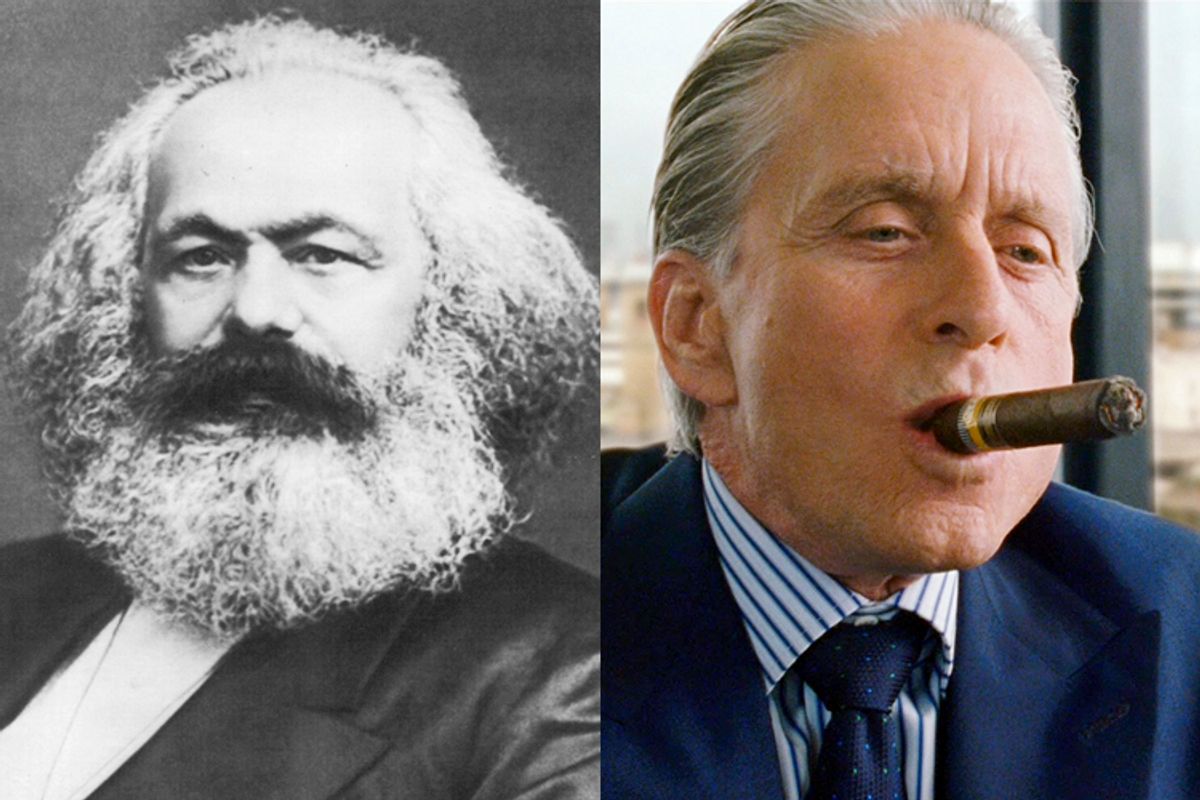 Karl Marx, Gordon Gecko   
