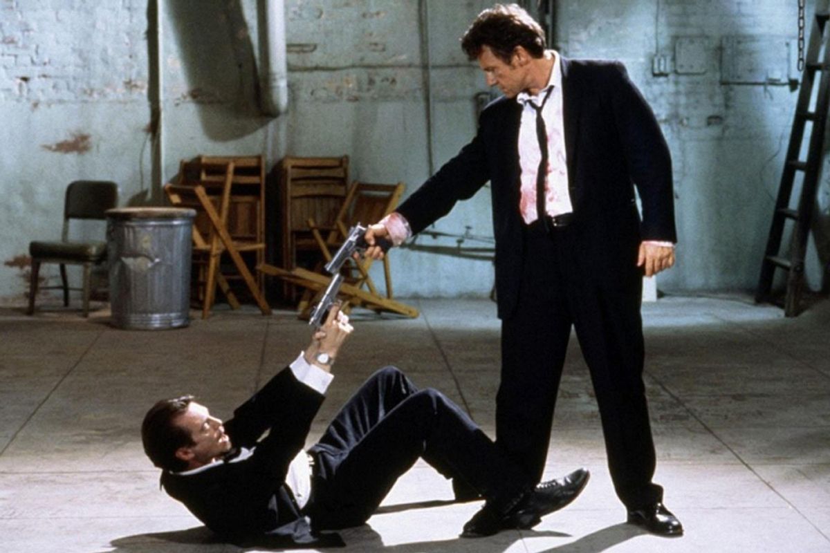 Steve Buscemi, Harvey Keitel in "Reservoir Dogs"        (Miramax Films)