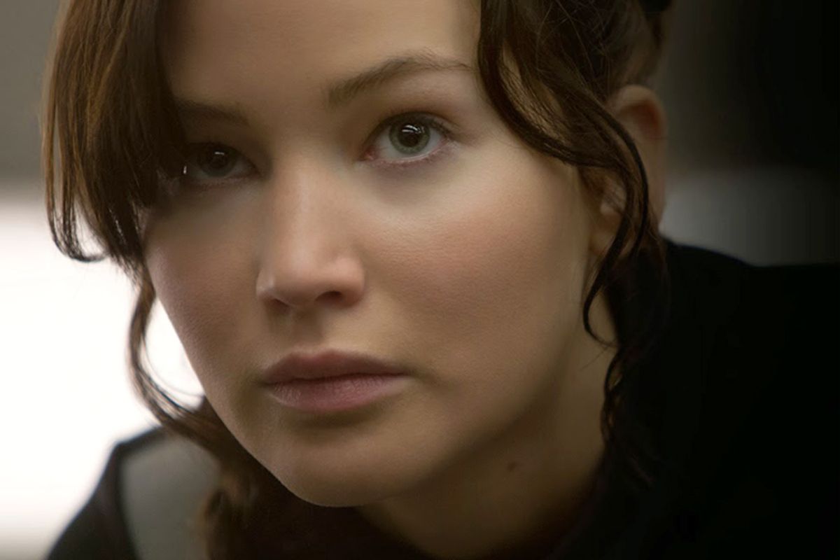 Jennifer Lawrence as Katniss Everdeen in "The Hunger Games: Catching Fire" (Lionsgate/Murray Close)