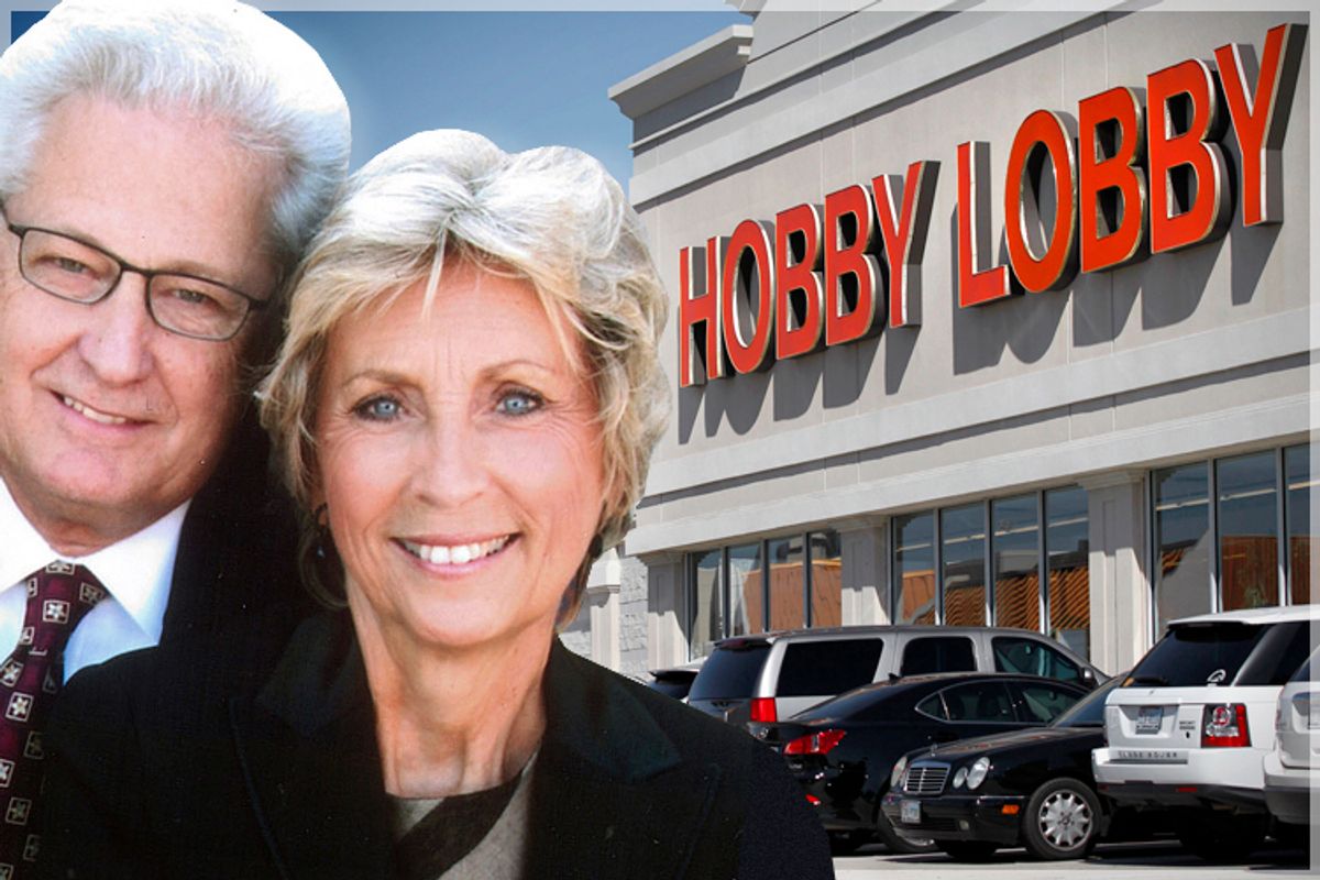 David and Barbara Green, co-founders of Hobby Lobby Stores Inc.                          (AP/Hobby Lobby/Tony Gutierrez)
