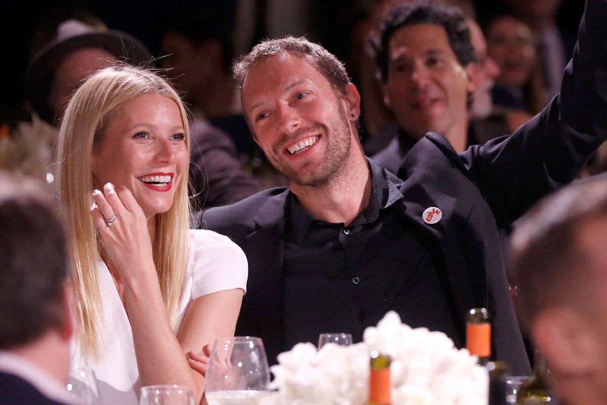 Gwyneth Paltrow and Chris Martin           (AP/Colin Young-wolff)