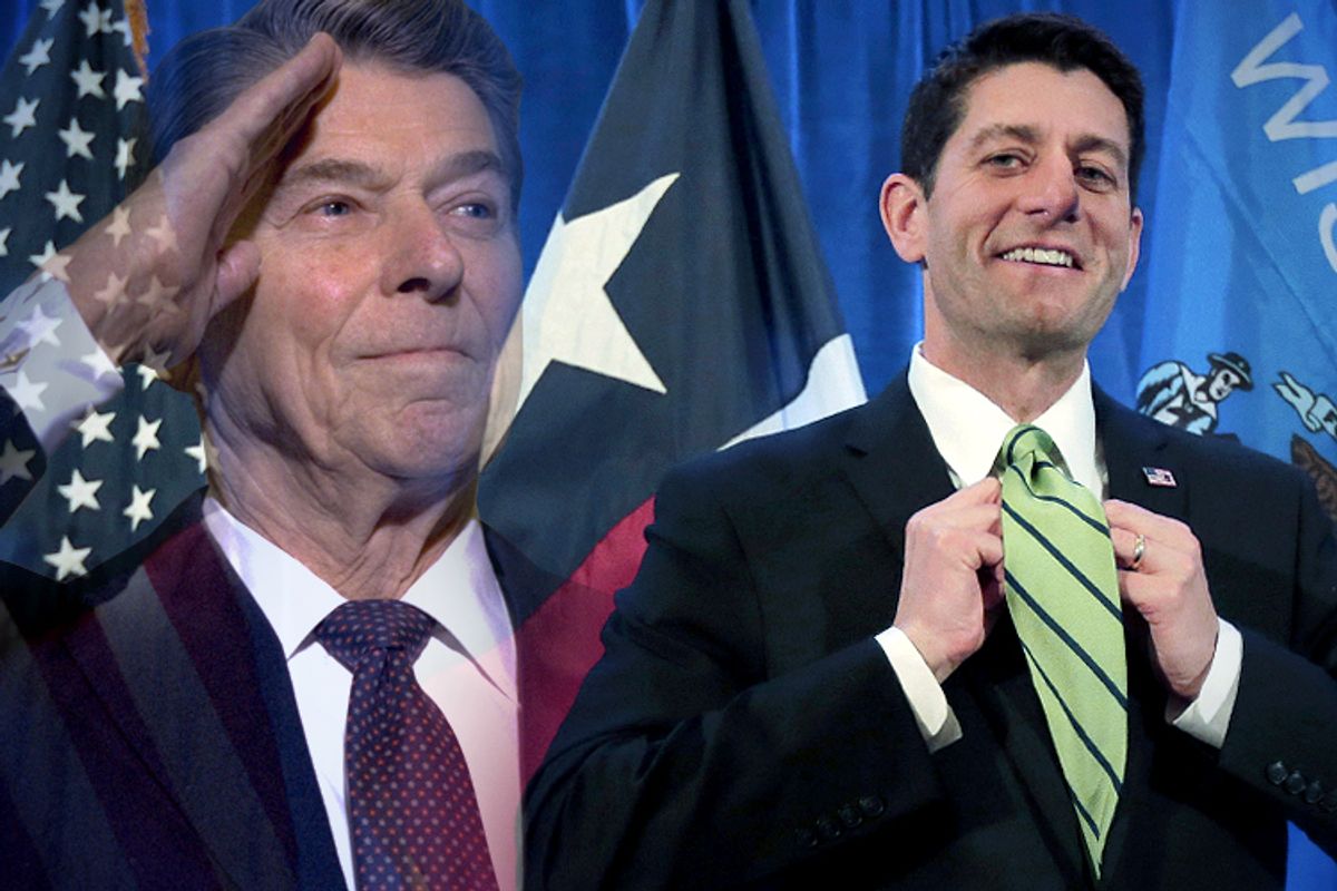 Ronald Reagan, Paul Ryan        (AP/Eric Gay)