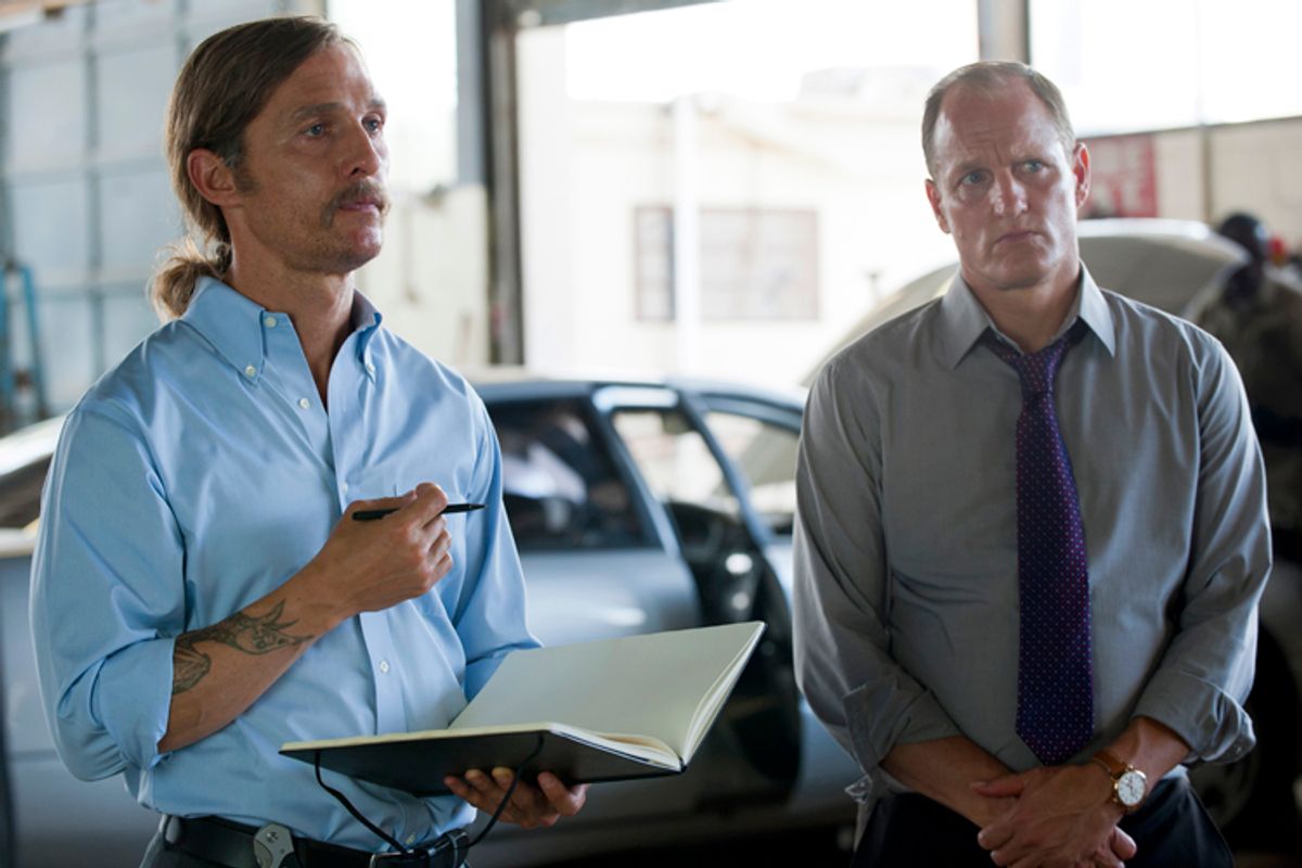 Matthew McConaughey and Woody Harrelson in "True Detective"               (HBO/Lacey Terrell)