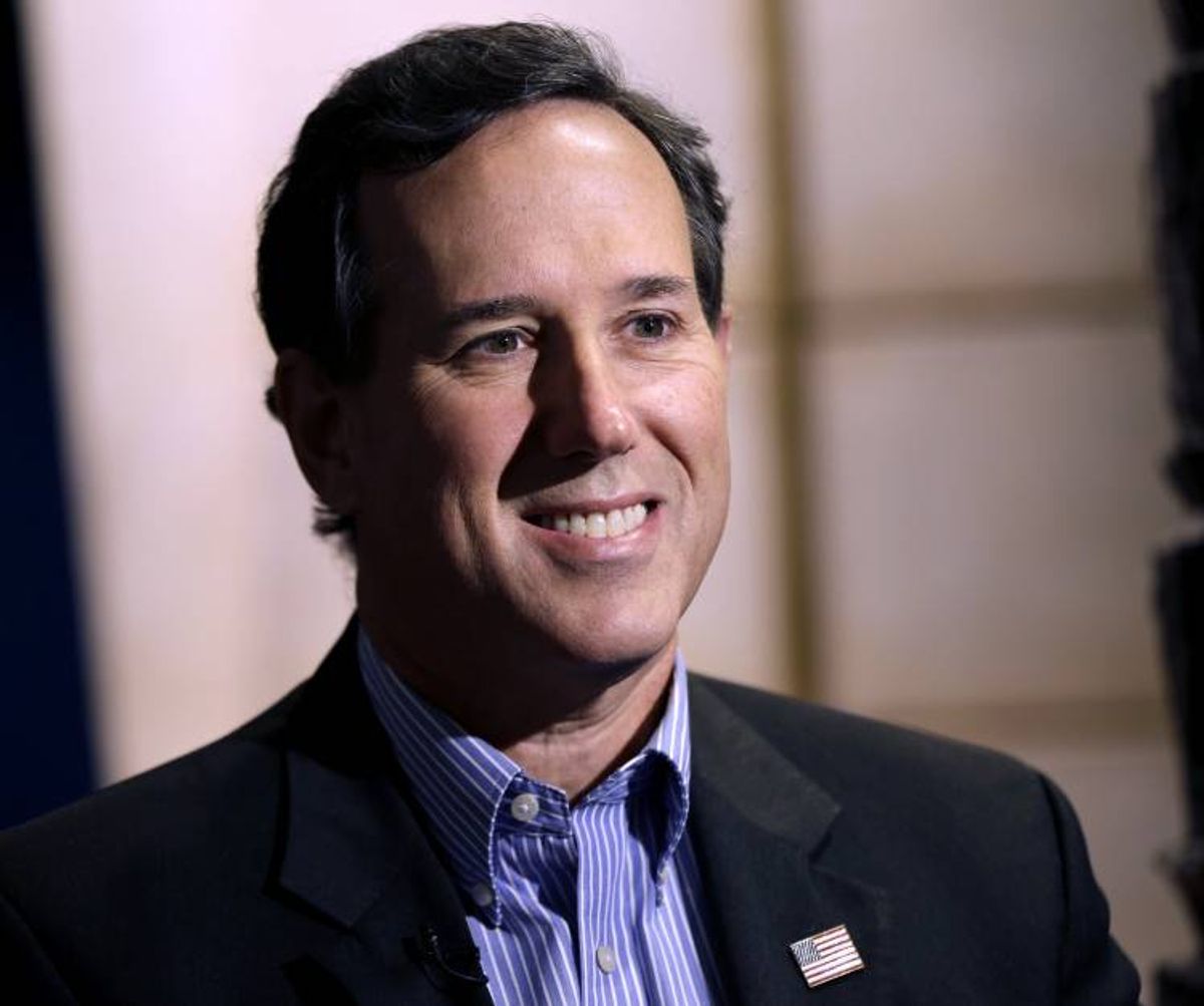 Former Pennsylvania Sen. Rick Santorum     (AP Photo/Seth Wenig)
