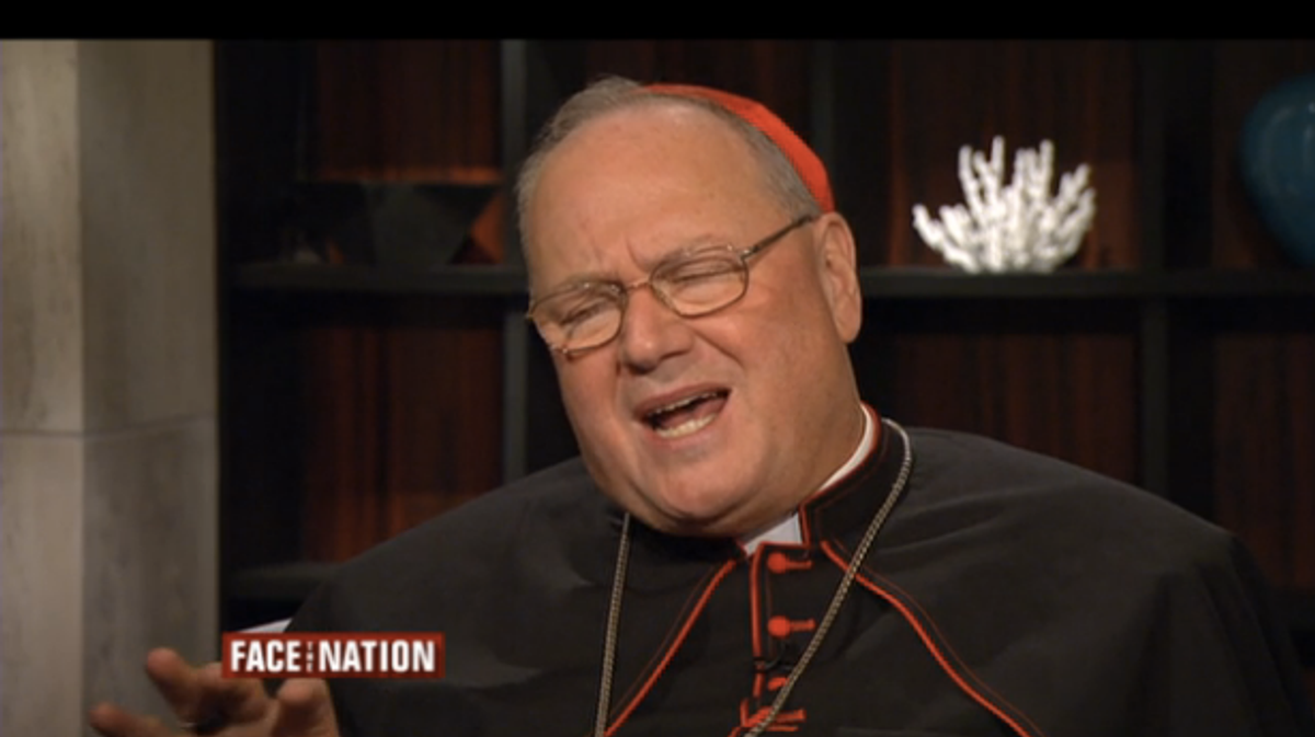 New York Archbishop Timothy Dolan    (Face the Nation)