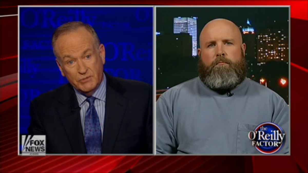  Bill O'Reilly and Scott Shaw                          (Screen shot, Fox News)