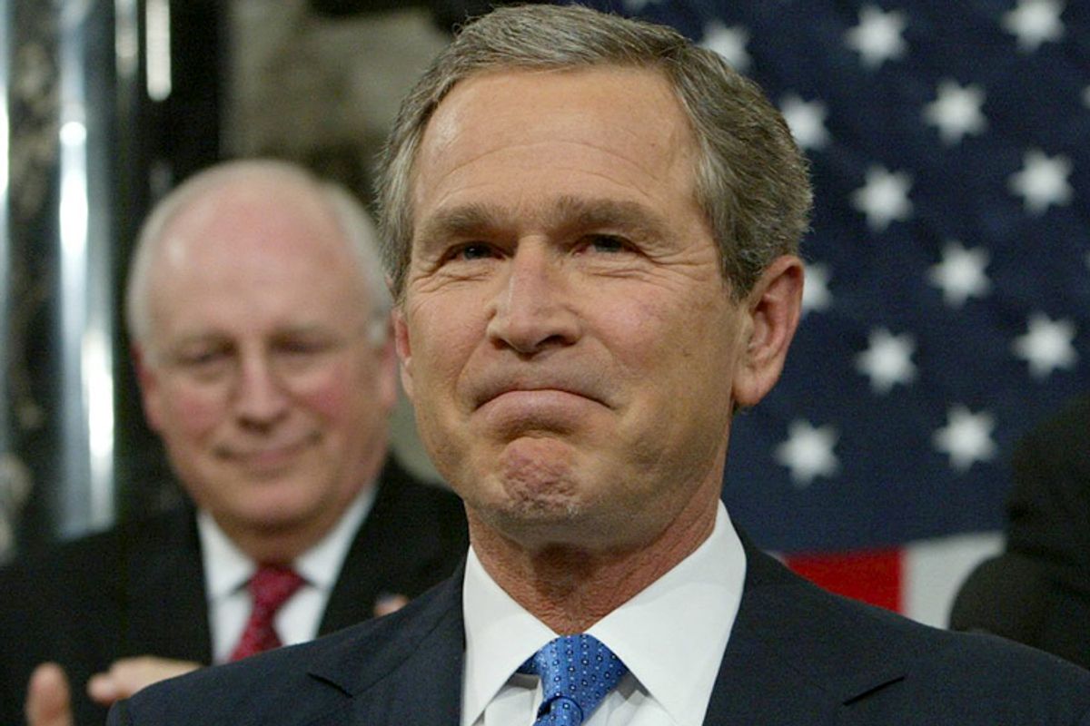 Dick Cheney, George W. Bush                              (AP/Pablo Martinez Monsivais)