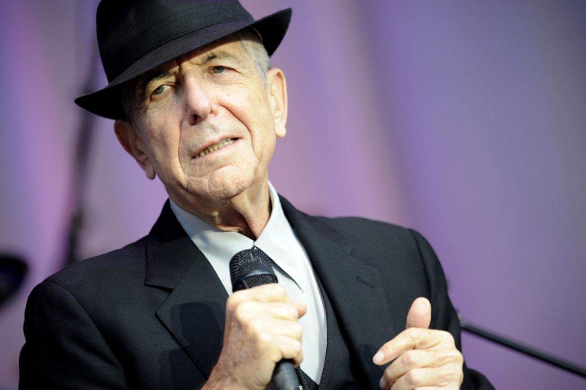 Leonard Cohen     (AP/Kai-uwe Knoth)