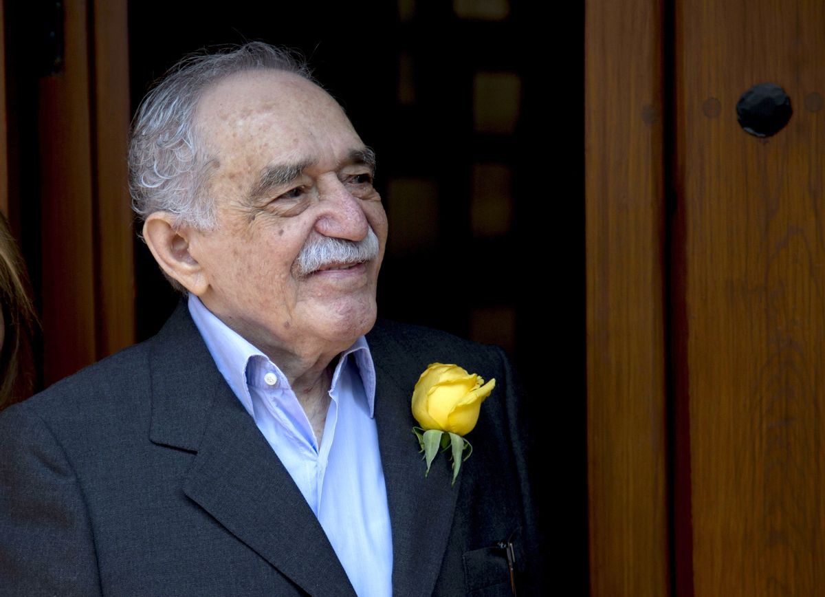 Colombian Nobel Literature laureate Gabriel Garcia Marquez  (AP/Eduardo Verdugo)