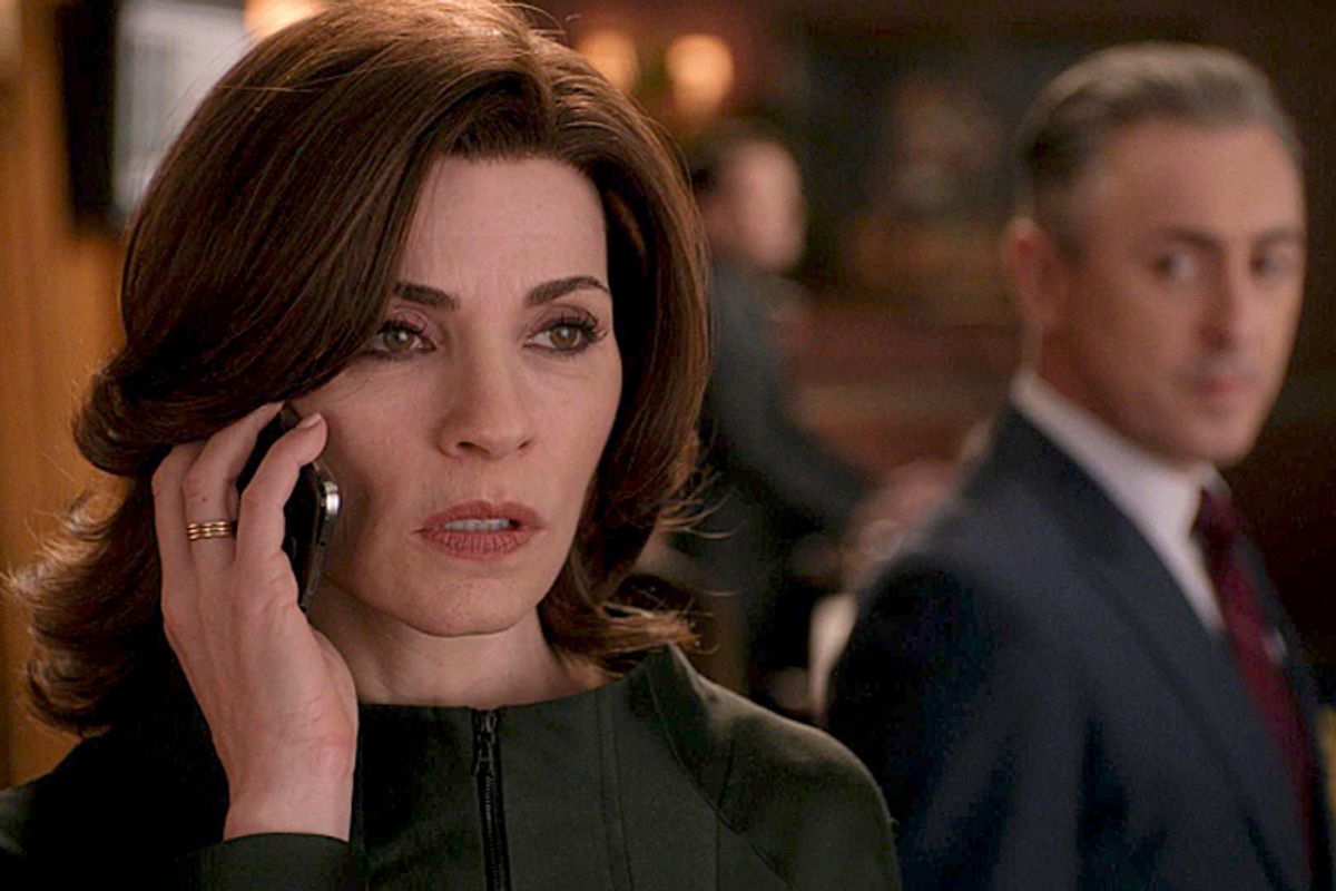 Julianna Margulies and Alan Cumming in "The Good Wife"      (CBS/Eli Gold)