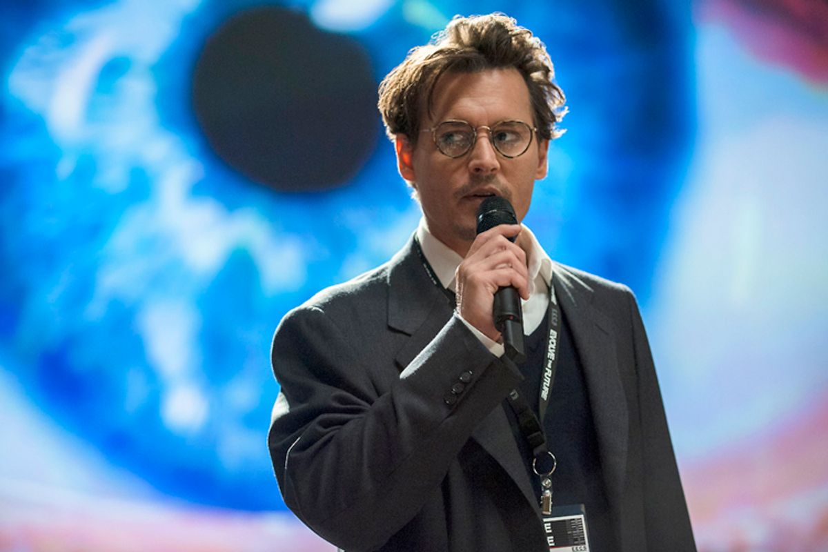 Johnny Depp in "Transcendence"    (Alcon Entertainment/Peter Mountain)