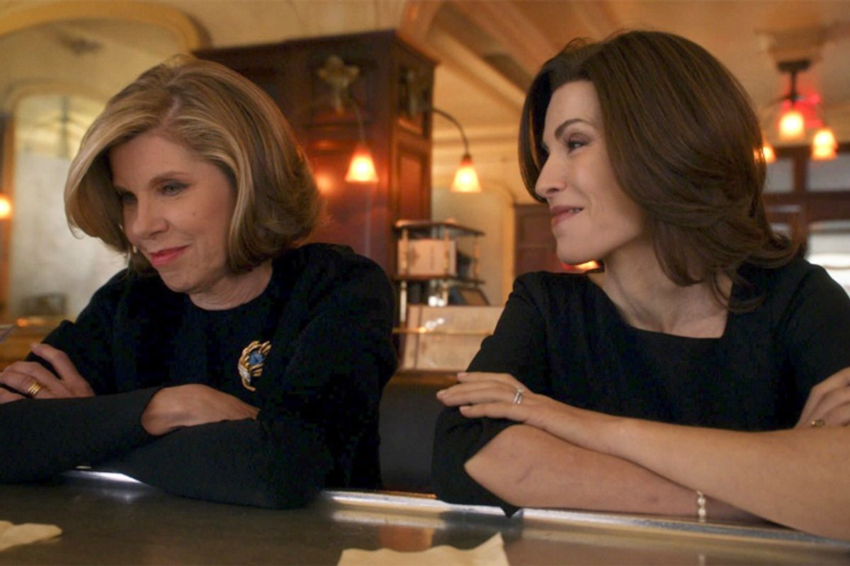 Christine Baranski and Julianna Margulies in "The Good Wife"    (CBS)