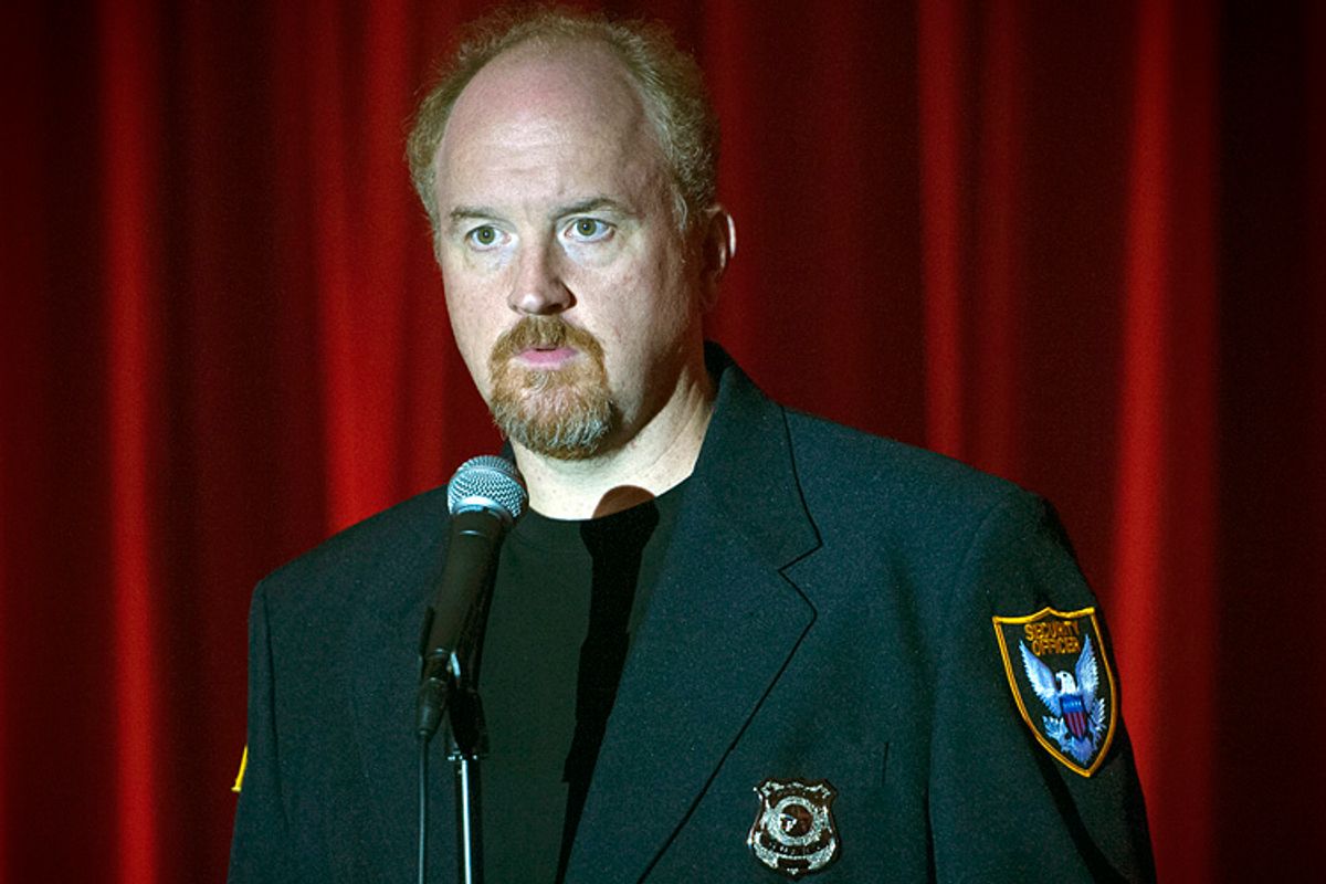 "Louie," Episode 2: "Model" (Airs Monday, May 5, 10:30 pm e/p). Pictured: Louis C.K. as Louie. CR: K.C. Bailey/FX    