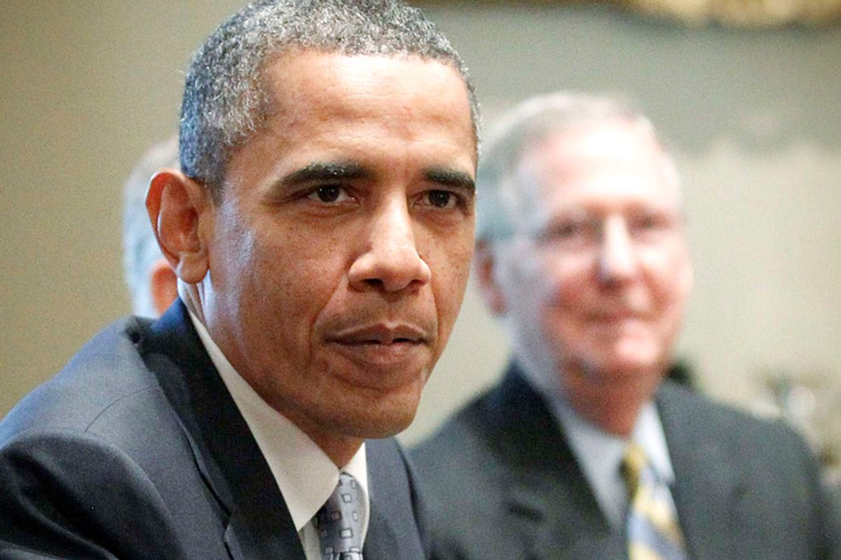 Barack Obama, Mitch McConnell                         (AP/Charles Dharapak)