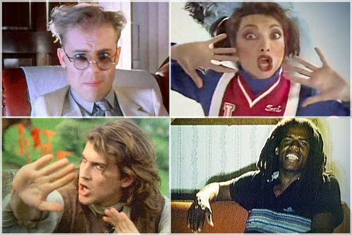 Clockwise, from top left: Thomas Dolby, Tony Basil, Eddy Grant, Men Without Hats   