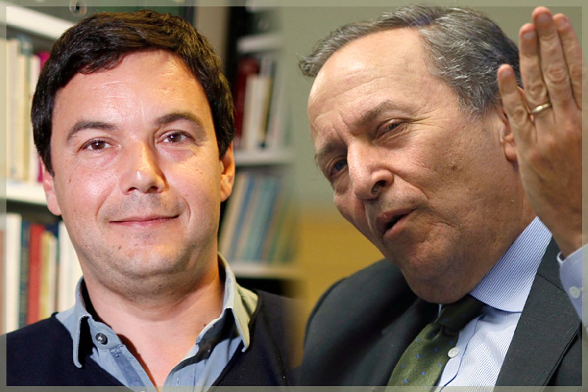 Thomas Piketty, Larry Summers       (Reuters/Charles Platiau/Jonathan Ernst/Salon)