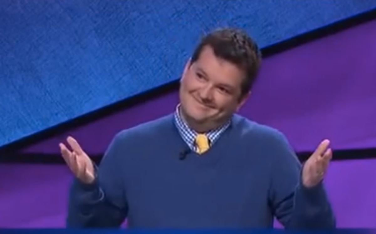  Ari Voukydis on "Jeopardy!"  (Screenshot)