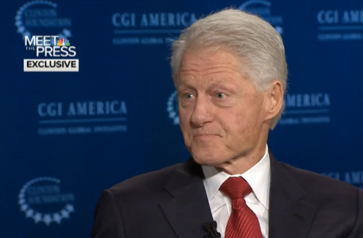  Bill Clinton on Meet the Press       (screenshot)