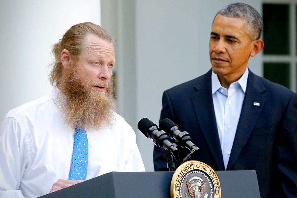 Bob Bergdahl, Barack Obama            (Reuters/Jonathan Ernst)