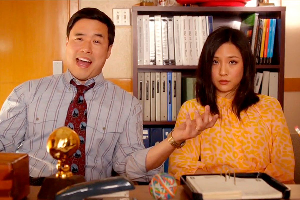 Randall Park and  Constance Wu in "Fresh Off the Boat"      (ABC)