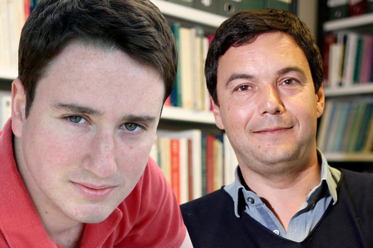 Gabriel Zucman, Thomas Piketty    (Reuters/Charles Platiau/Photo collage by Salon)