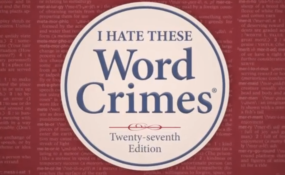 "Weird Al" Yankovic's "Word Crimes"   (screenshot)