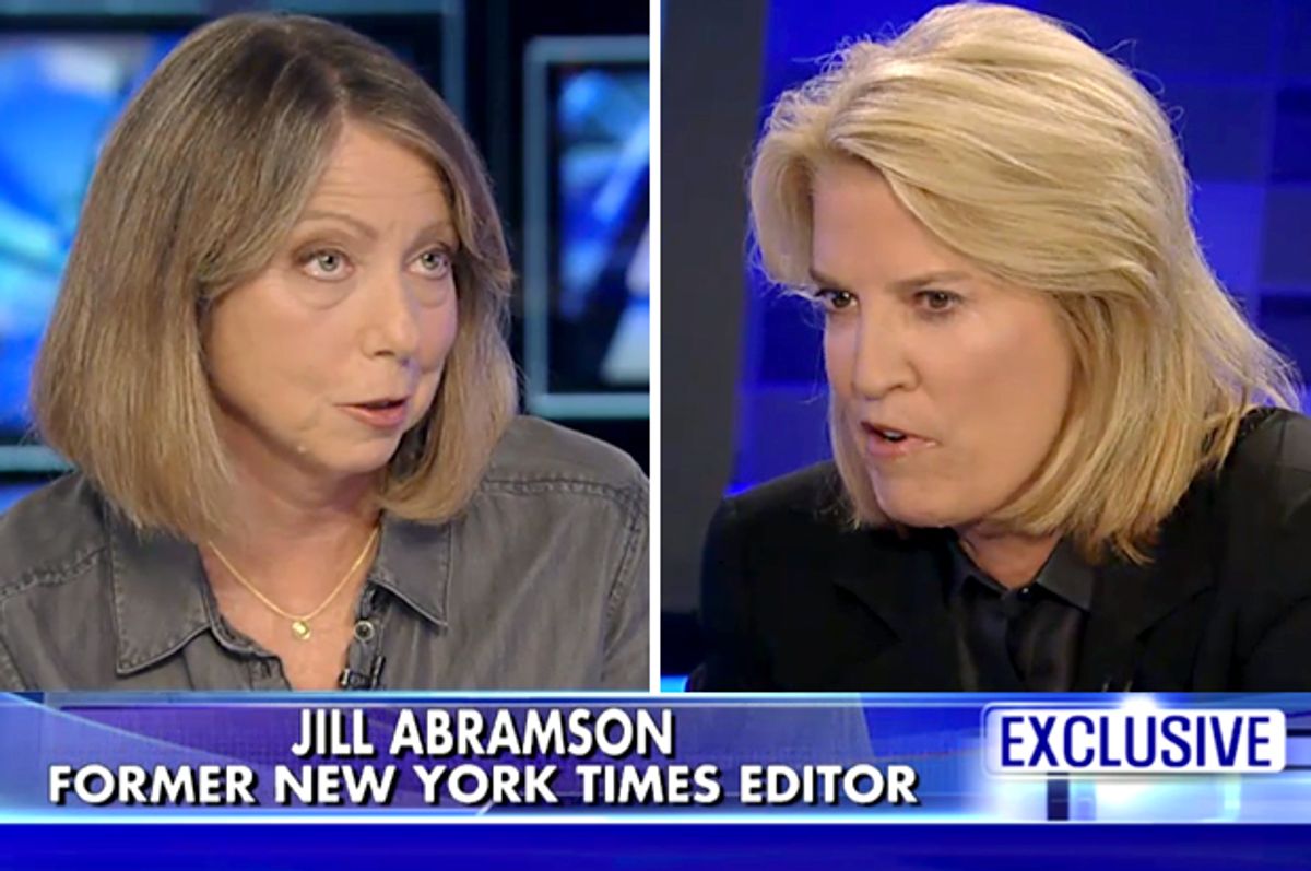Jill Abramson, Greta Van Susteren      (Fox News/Screen composite by Salon)