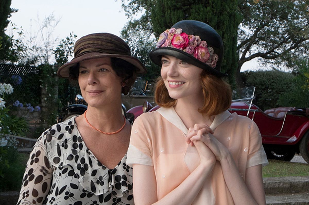 Marcia Gay Harden and Emma Stone in "Magic in the Moonlight"  